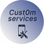 Логотип cервисного центра Custom Services